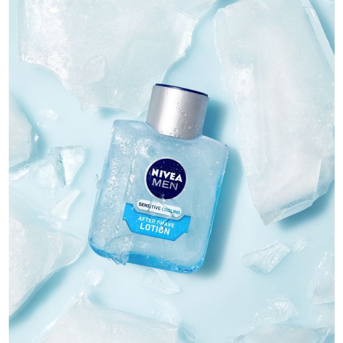 Лосьон после бритья Men Sensitive Cooling Aftershave Loción Nivea, 100 ml пена для бритья sensitive 200 мл nivea