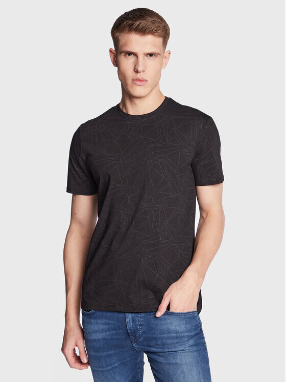 

Футболка стандартного кроя Armani Exchange, черный