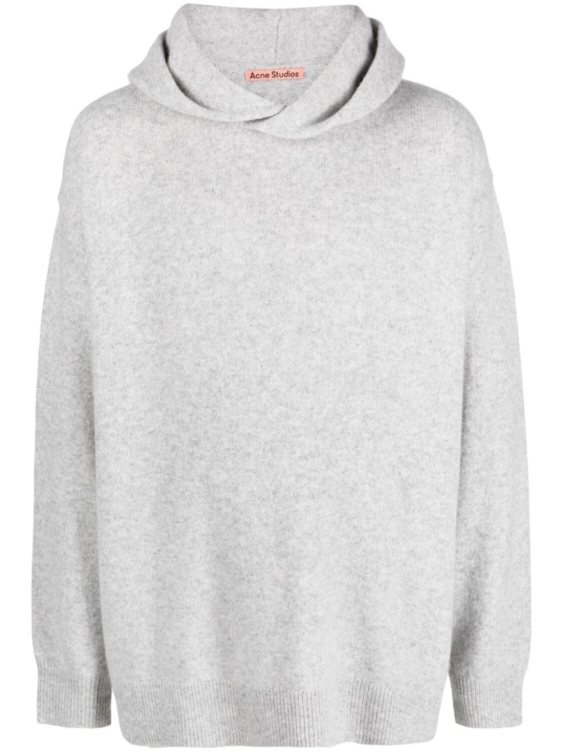 

Меланжевое худи Acne Studios, серый