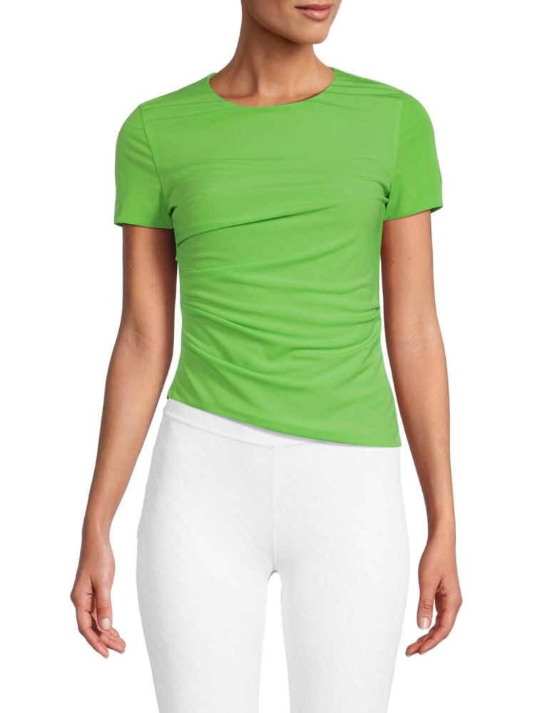 

Двусторонняя футболка с круглым вырезом Helmut Lang, цвет Lawn Green