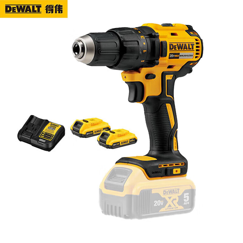 Дрель-шуруповёрт Dewalt DCD7771D2-A9 + аккумулятор 2.0Ah