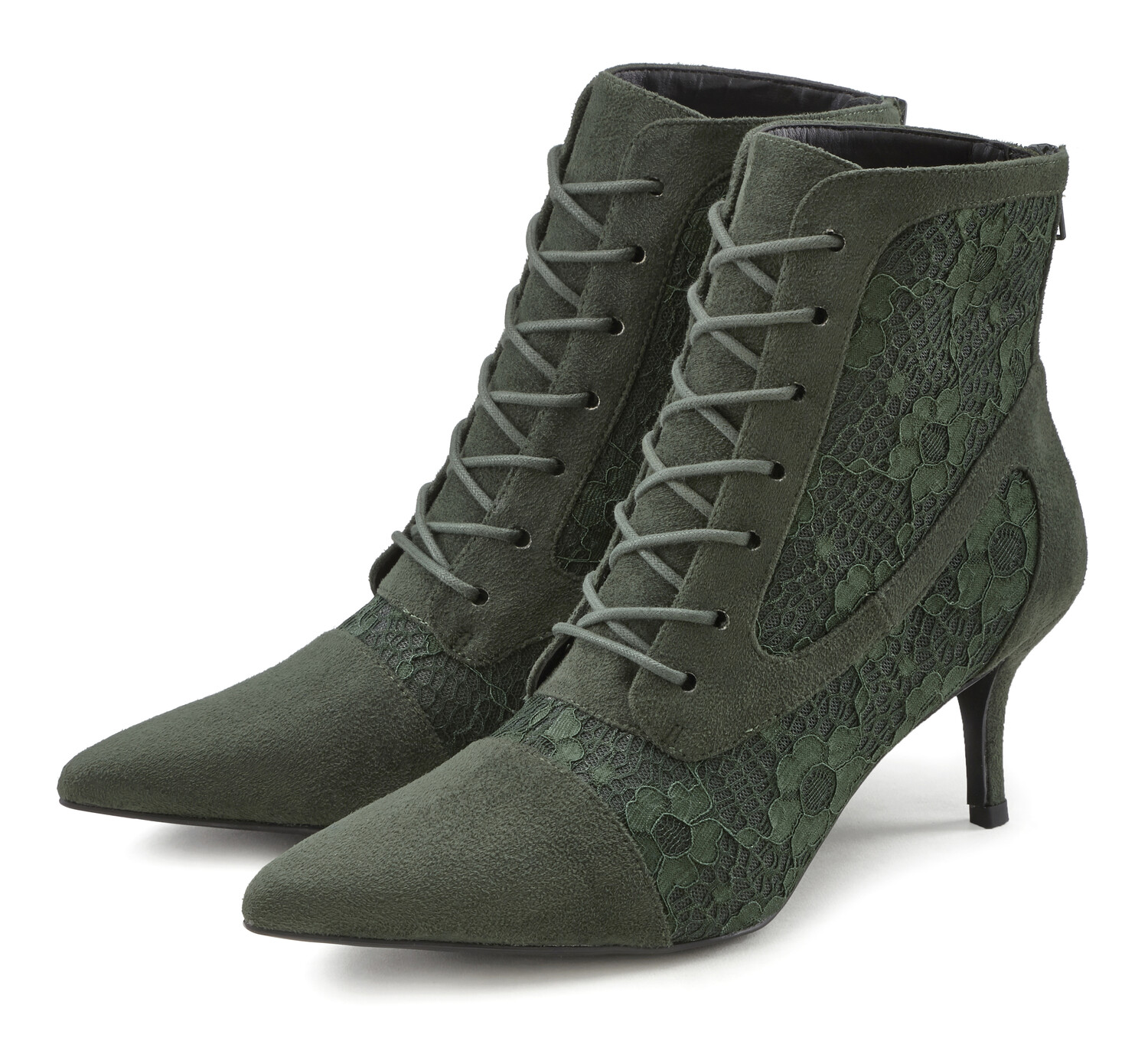 

Ботинки LASCANA Schnürstiefelette, цвет olivgrün