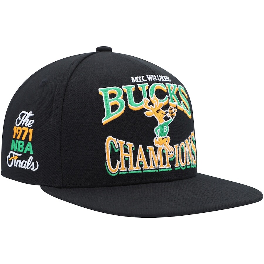 

Бейсболка Mitchell & Ness Milwaukee Bucks, черный