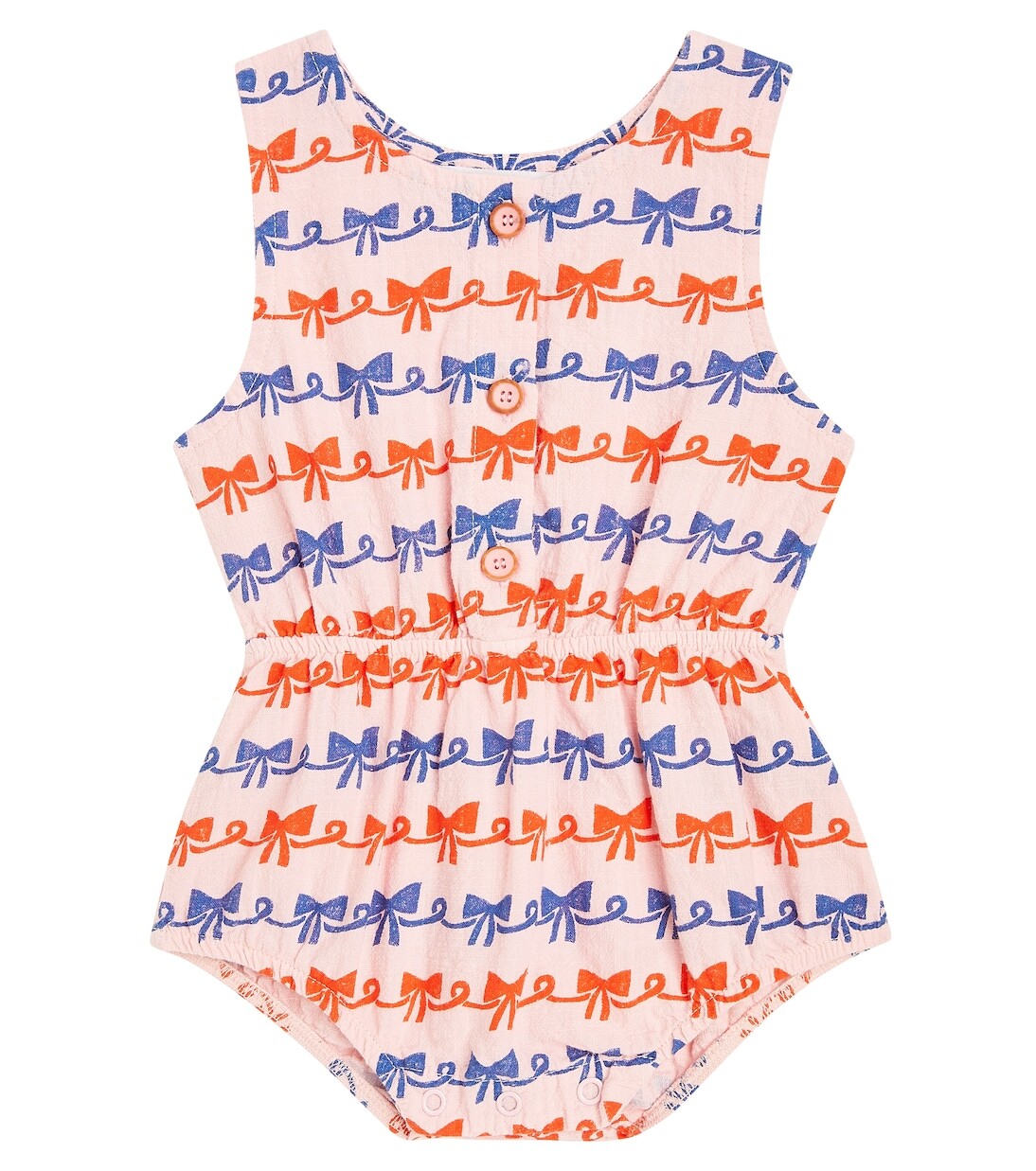 

Хлопковый комбинезон Baby Ribbon Bow Bobo Choses, розовый