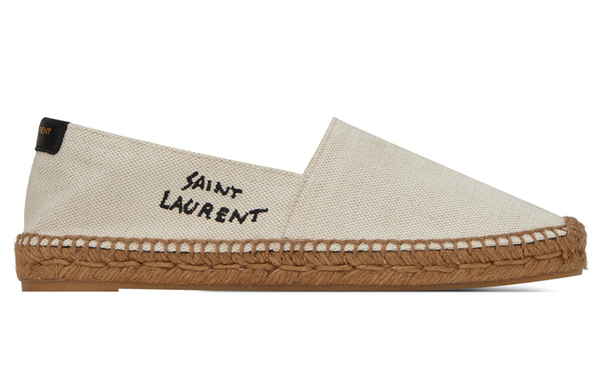 

Туфли Saint Laurent на плоской подошве, бежевый