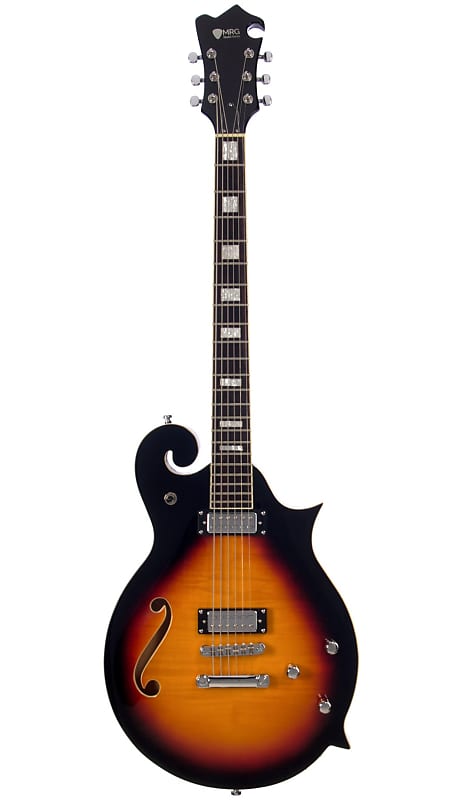 цена Электрогитара Eastwood MRG Series Tone Chambered Mahogany Maple Top Body & Set Neck 6-String Baritone Guitar w/Bag