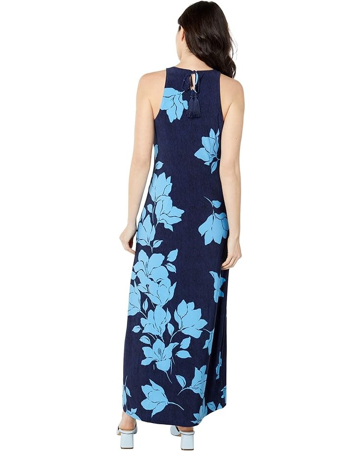 

Платье Tommy Bahama Jasmina Pacific Petals Maxi Dress, цвет Island Navy