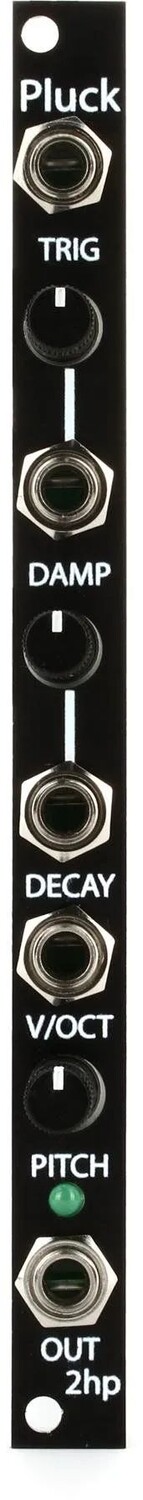 

Модуль 2HP Pluck Eurorack Karplus-Strong - черный