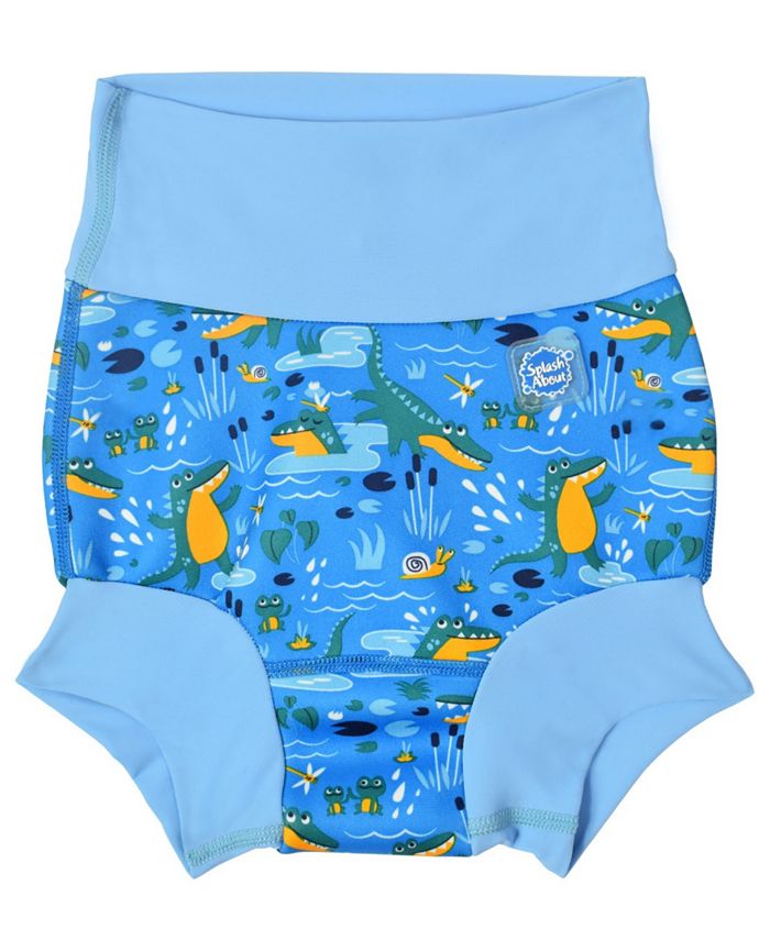 Купальник Happy с подгузниками для маленьких мальчиков и девочек Splash About, синий splash about подгузник для плавания синий с желтым s