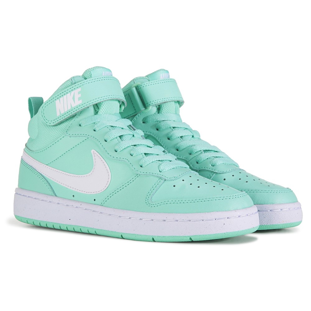 

Детские высокие кеды Court Borough 2 Big Kid Nike, цвет mint