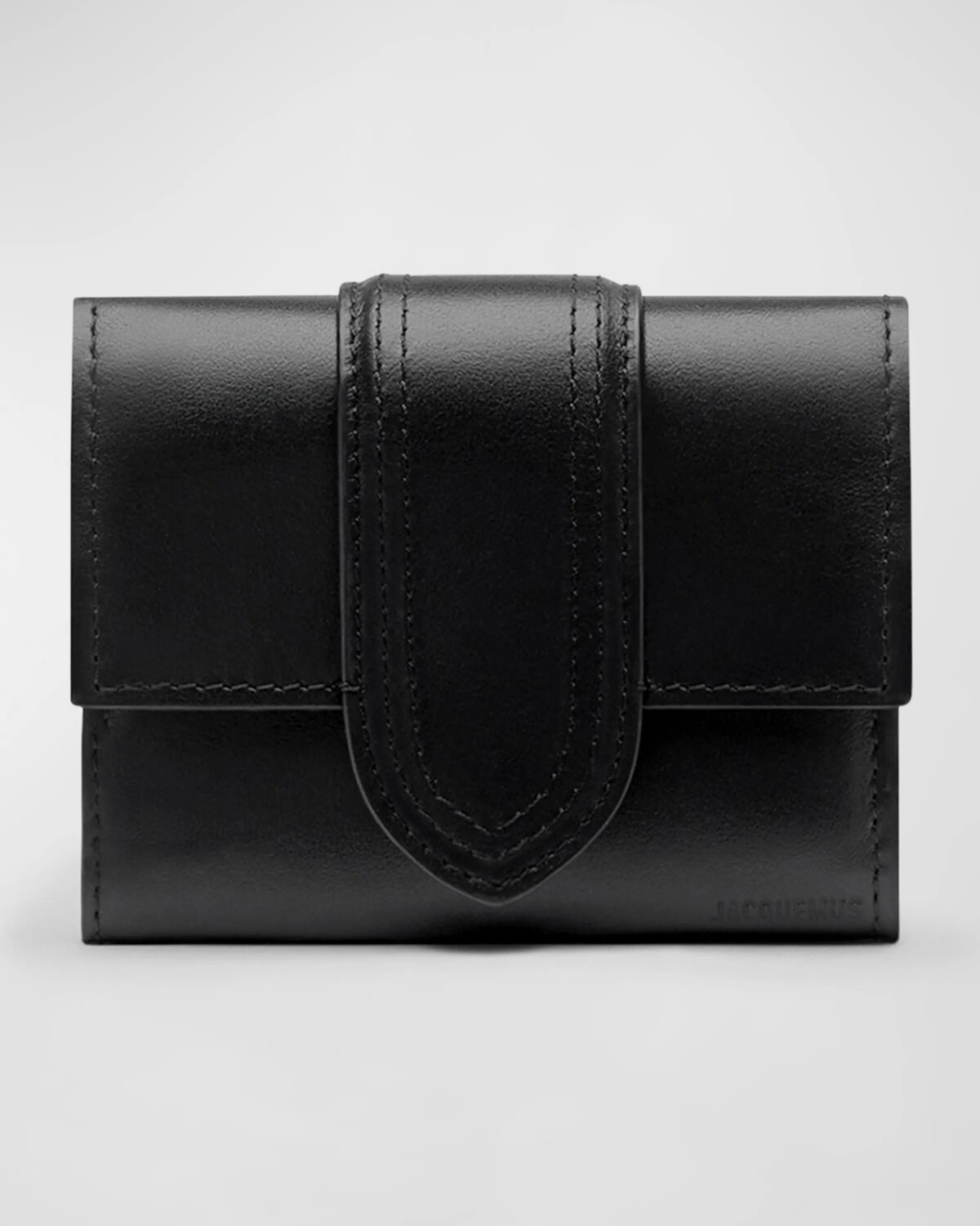 

Кожаный кошелек Le Compact Bambino Jacquemus, цвет Black