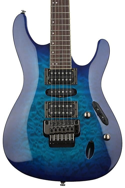 Электрогитара Ibanez S670QMSPB Electric Guitar - Sapphire Blue