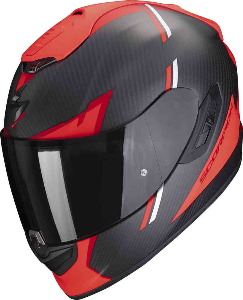 

EXO-1400 Evo Air Kendal Карбоновый шлем Scorpion, черный матовый/красный