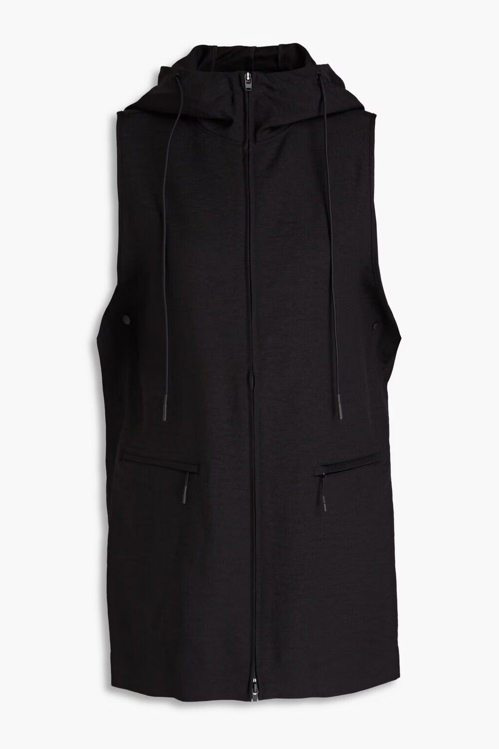 

Твиловый жилет с капюшоном Y-3, черный
