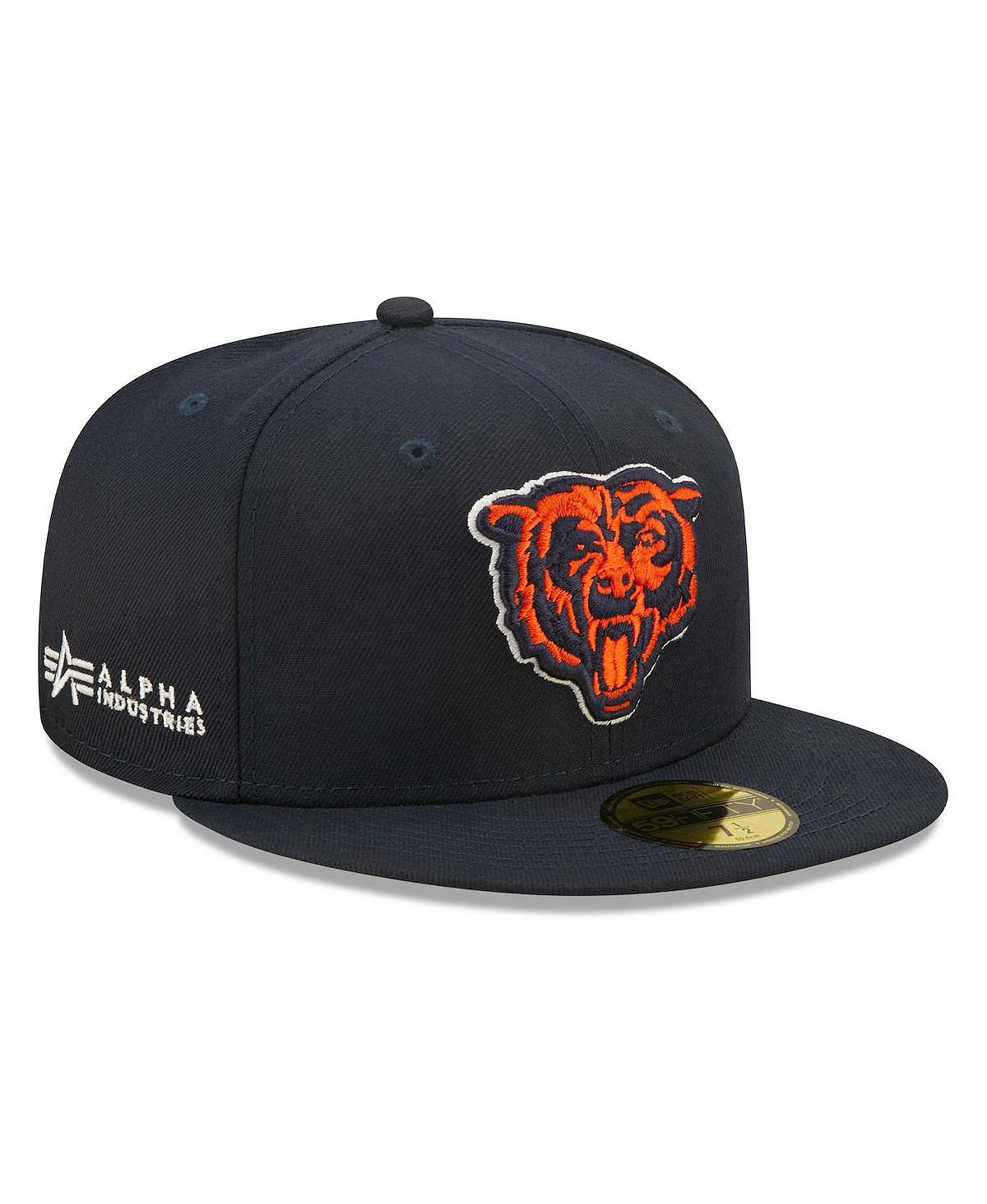 

Мужская приталенная шляпа X Alpha Industries Navy Chicago Bears Alpha 59Fifty New Era