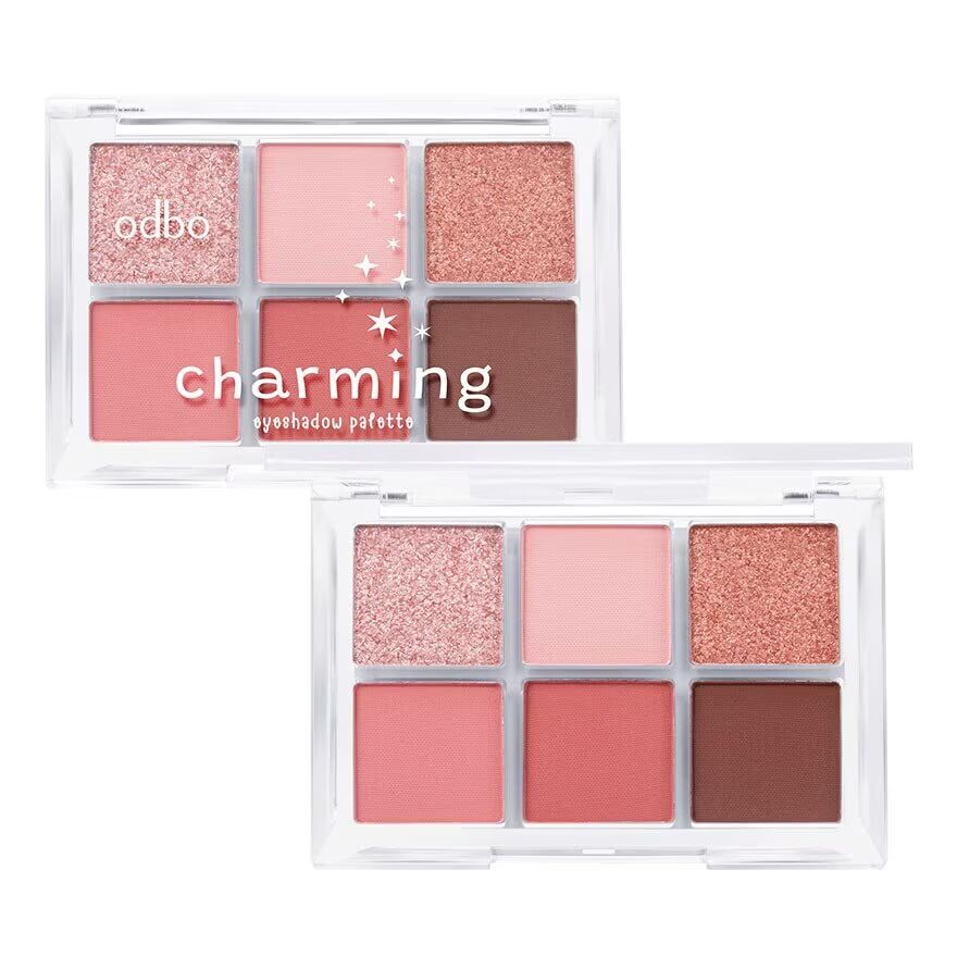 

ODBO Палитра теней для век Odbo Charmimg 5г. 02 Розовый тон, Pink Tone