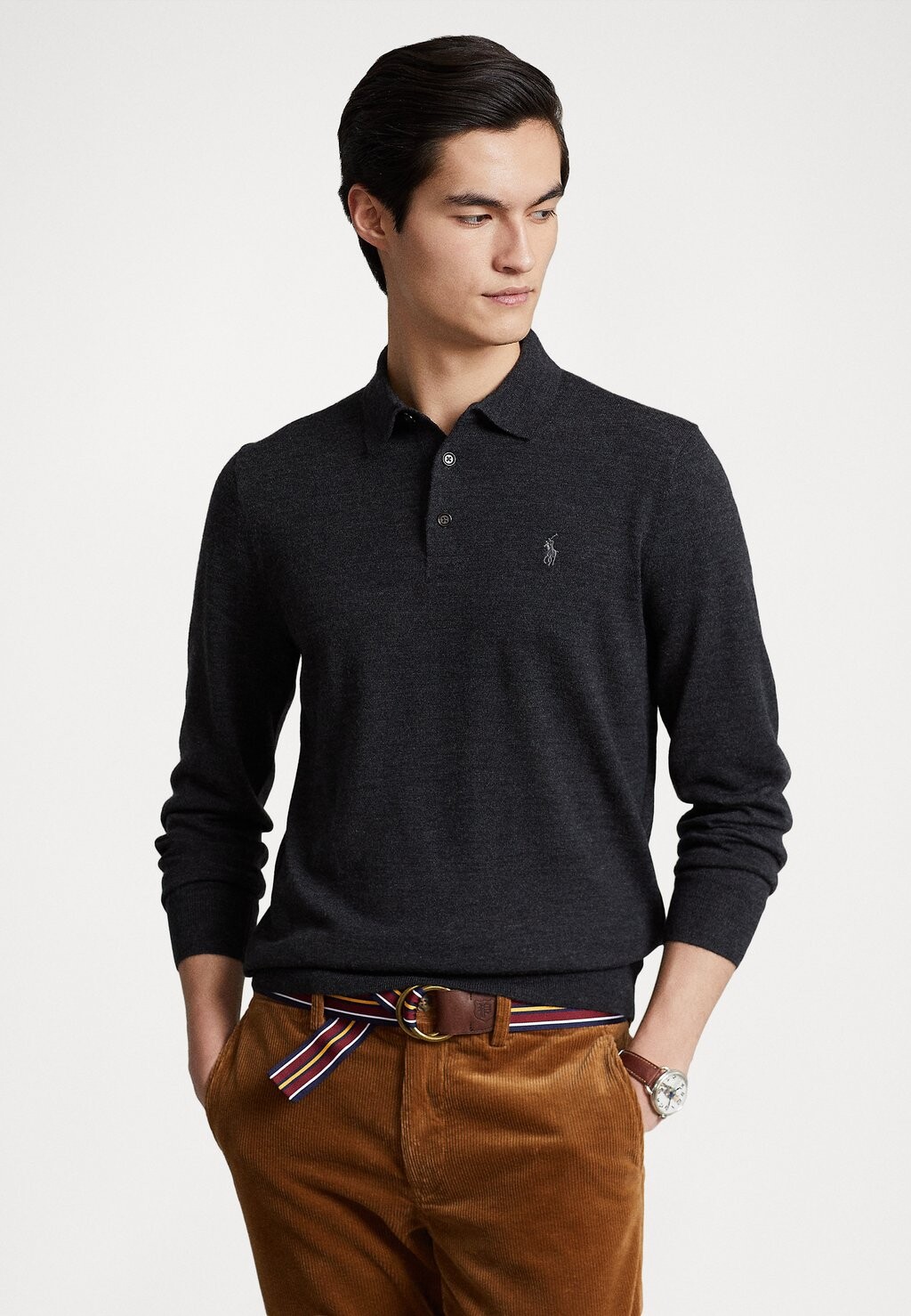 

Свитер ДЛИННЫЙ РУКАВ Polo Ralph Lauren, темный гранит