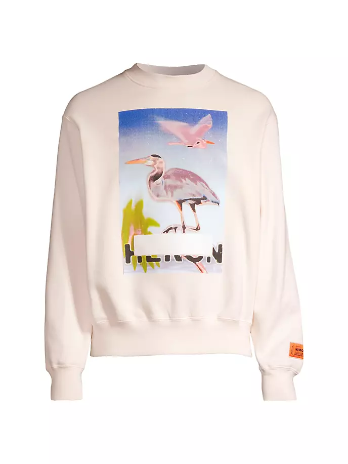 

Толстовка Heron с круглым вырезом и цензурой Heron Preston, фиолетовый