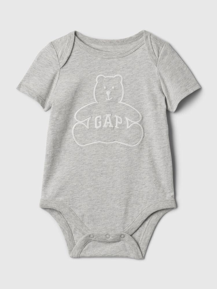 

Боди из органического хлопка Gap, серый