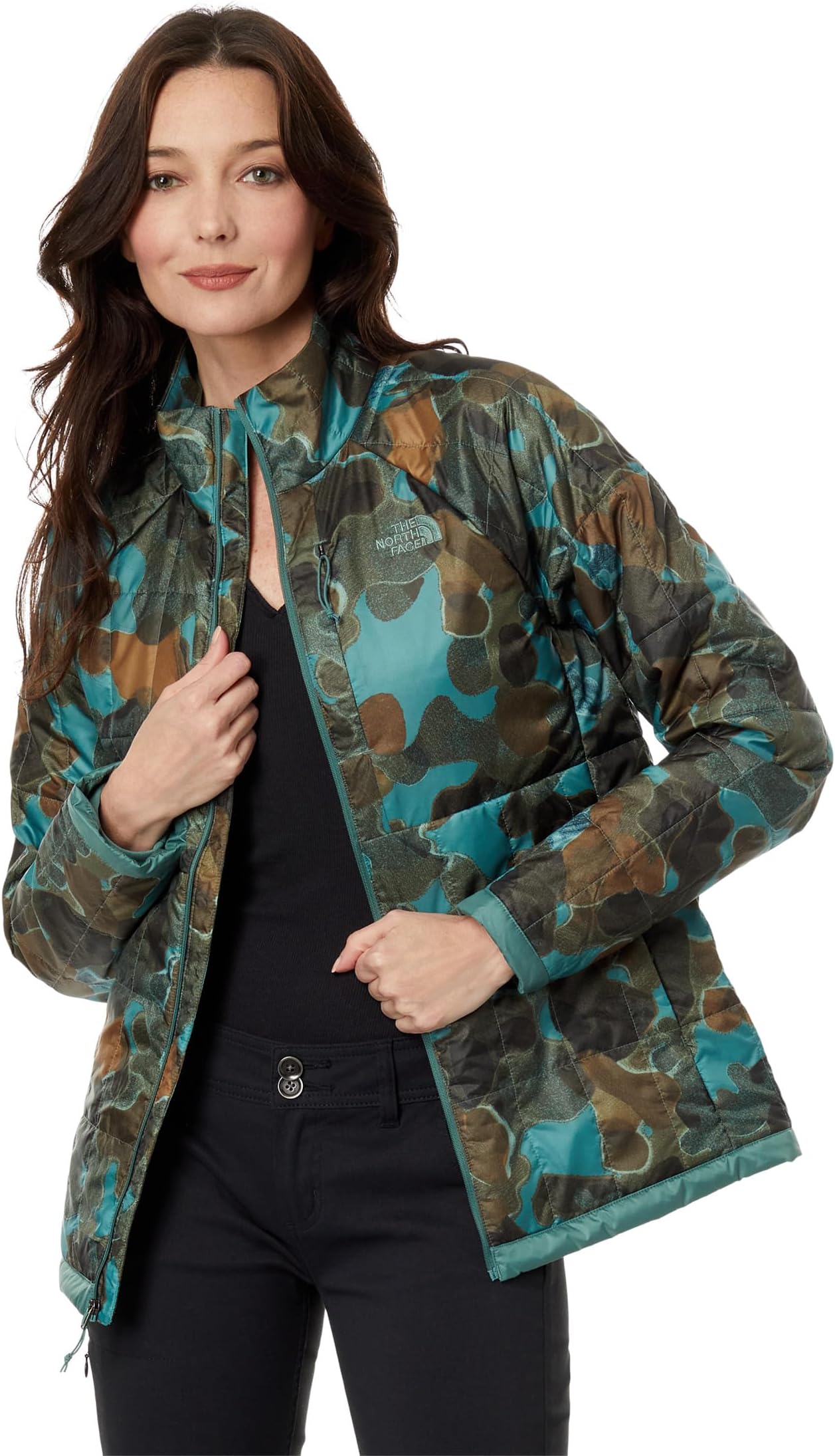 Куртка Circaloft The North Face, цвет Dark Sage Camo Texture Print lacoste texture print hoodie