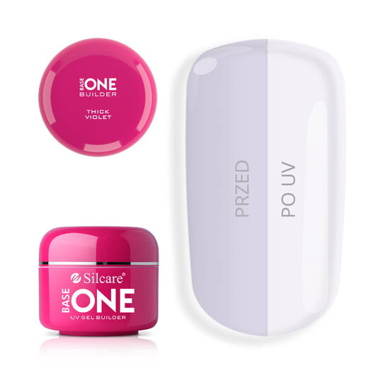 

Г Silcare UV Gel Base One Thick Violet 15