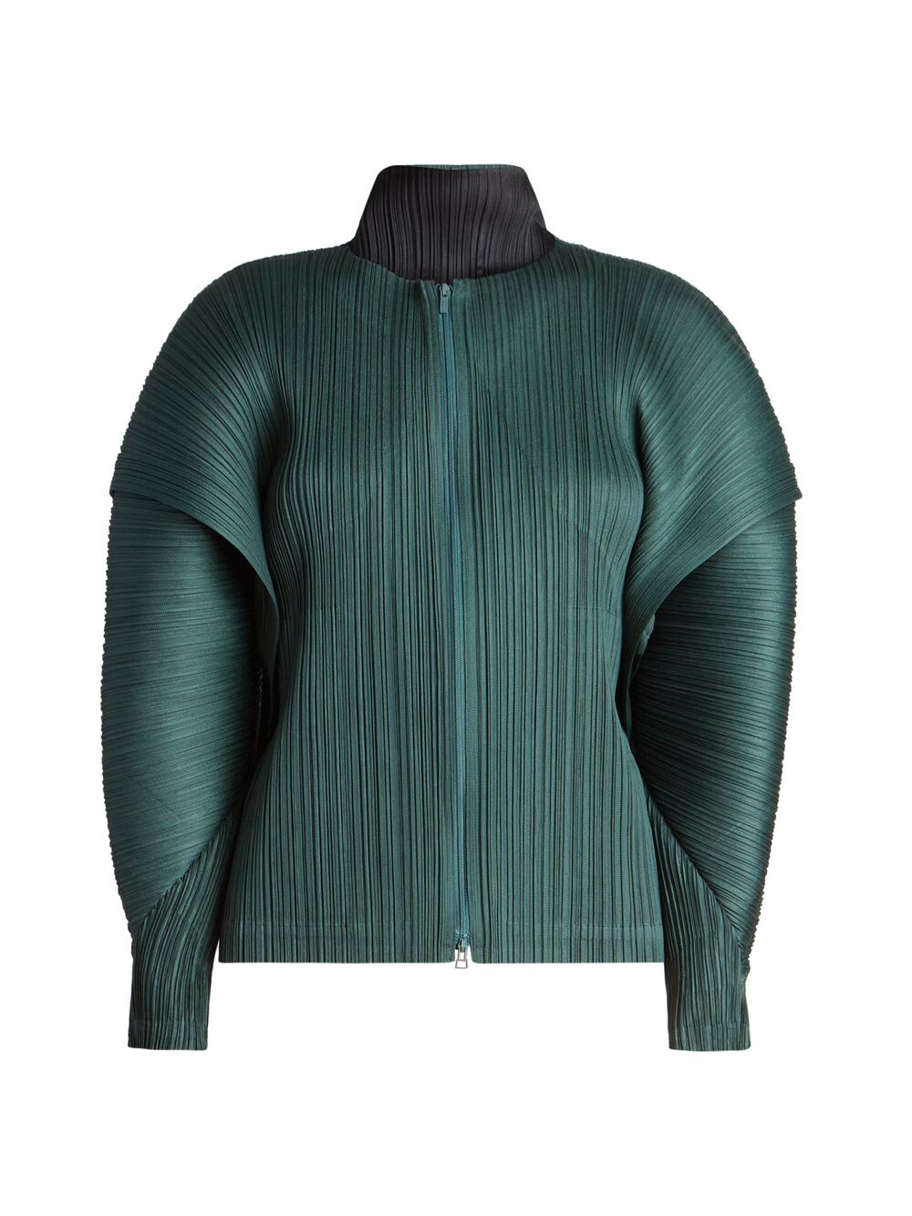 

Январская плиссированная куртка Pleats Please Issey Miyake, зеленый