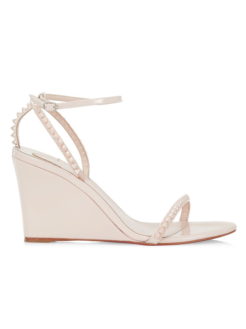 

Сандалии So Me 85 из лакированной кожи на танкетке Christian Louboutin