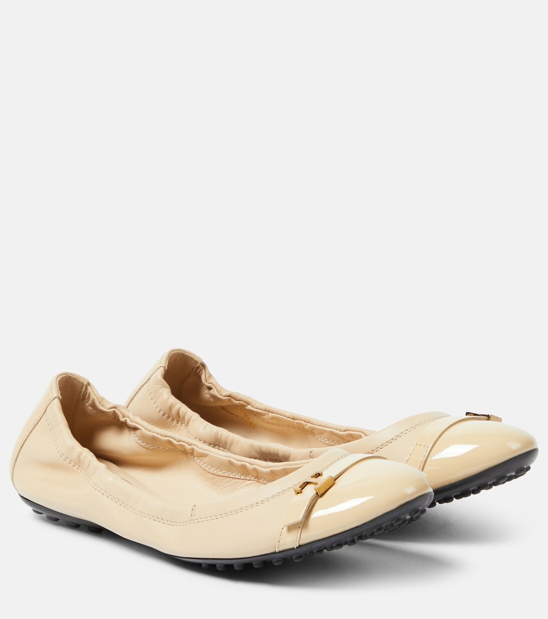 

Кожаные балетки Tod'S, белый