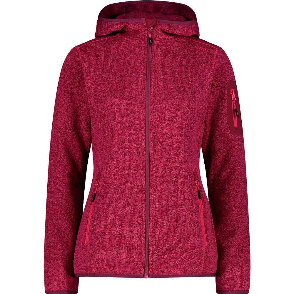 

Куртка CMP 3H19826 Hooded Fleece, красный