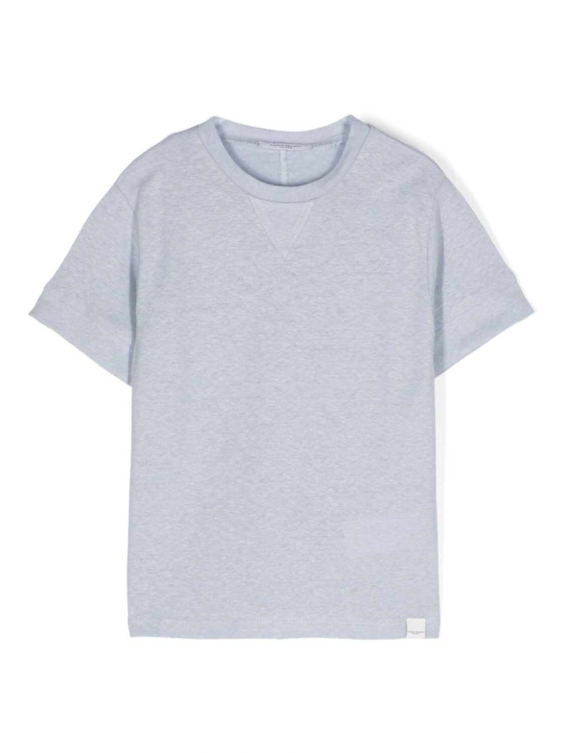 

Футболка Paolo Pecora Kids из льняной смеси с вставками, синий