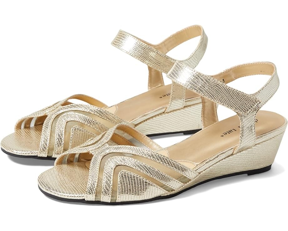 

Туфли David Tate Admire, цвет Gold Lizard Print