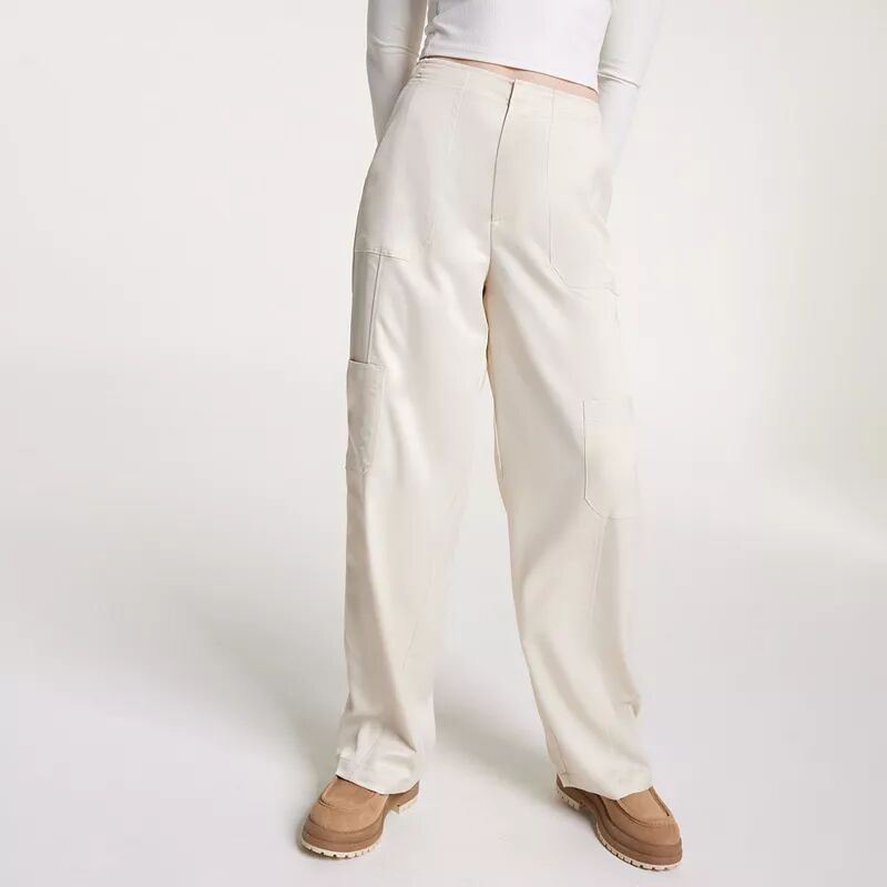 Calia Женские атласные широкие брюки карго calia женские атласные широкие брюки карго