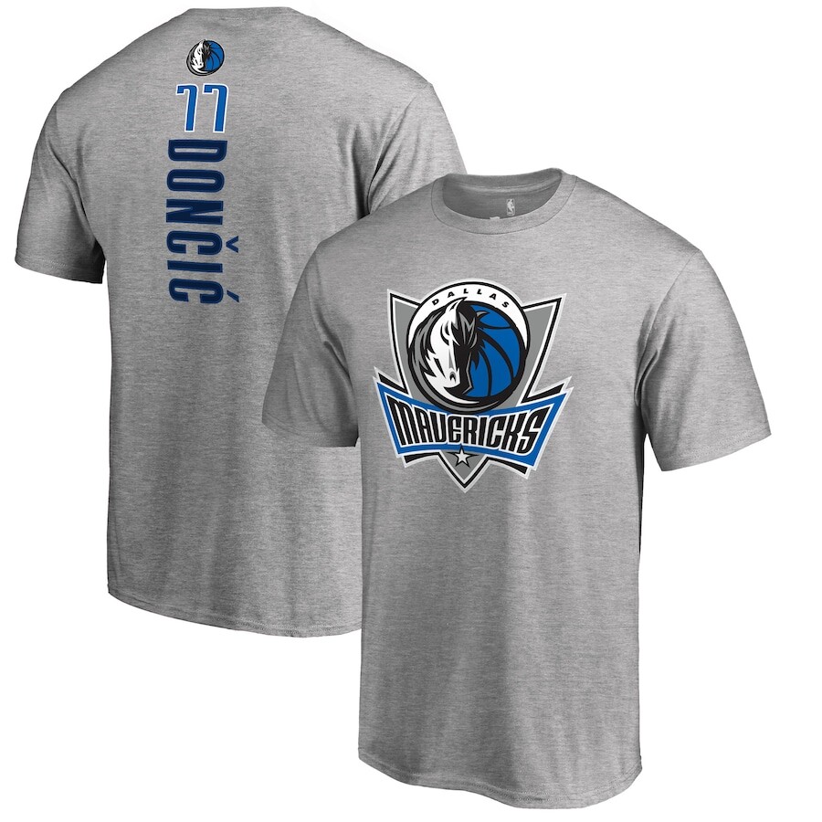 

Футболка с коротким рукавом Fanatics Branded Dallas Mavericks, серый