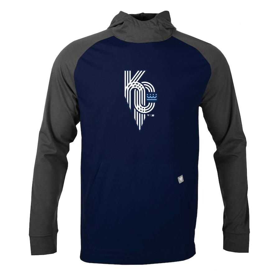 

Пуловер с капюшоном Levelwear Kansas City Royals, нави