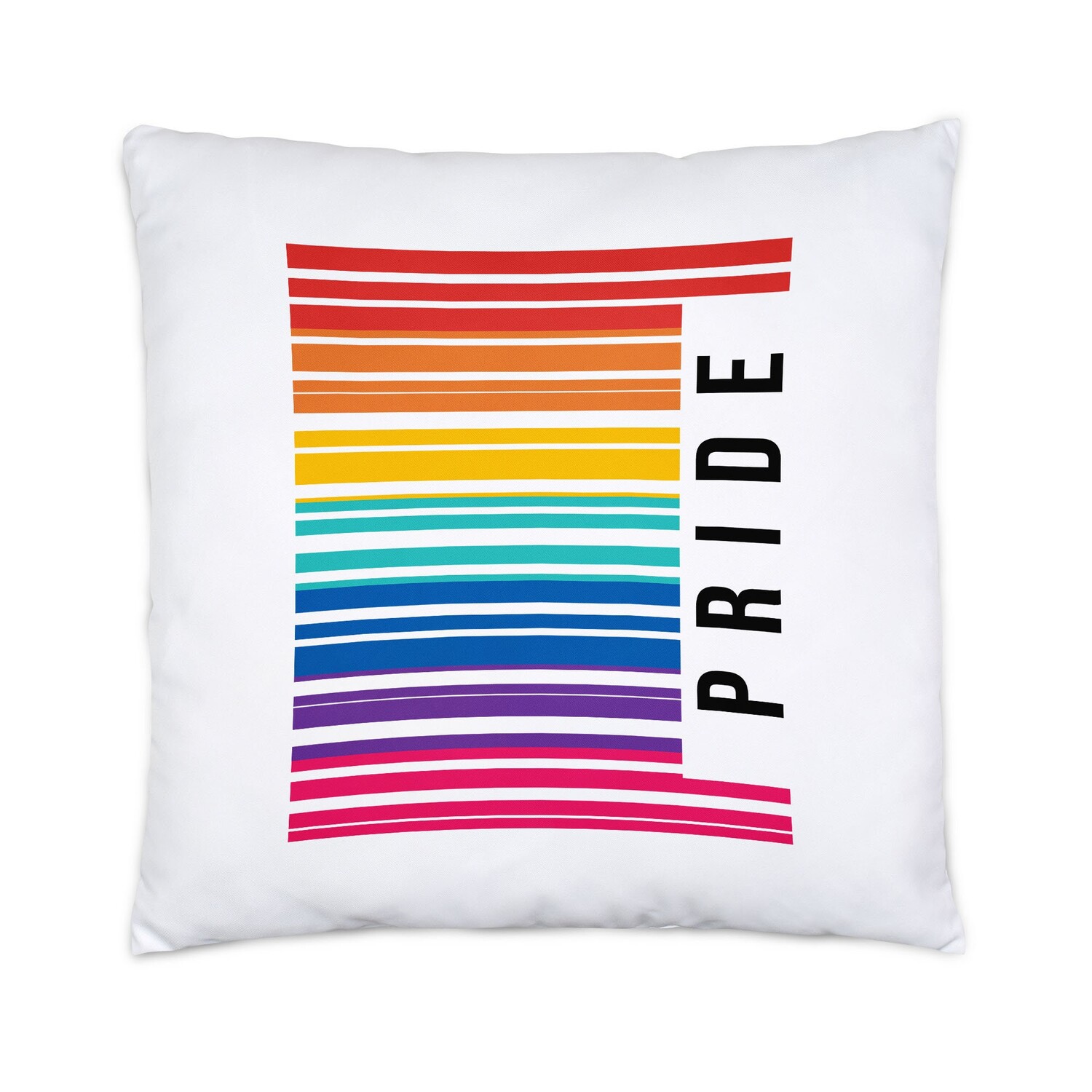 

Подушка для гордости ЛГБТ Радужный штрих-код Gay LGBTQ Queer CSD Pride Week 40 x 40 см