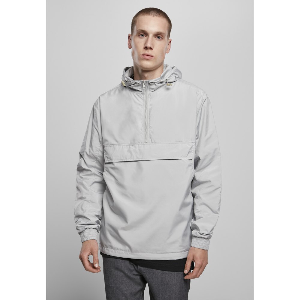 

Куртка Urban Classics Windproof Basic Pull Over (Big ), серый