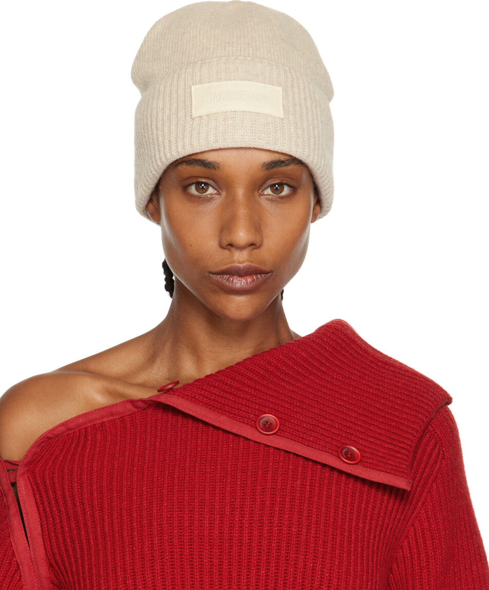 

Бежевая шапка-бини Le Chouchou Le Bonnet Jacquemus Multi