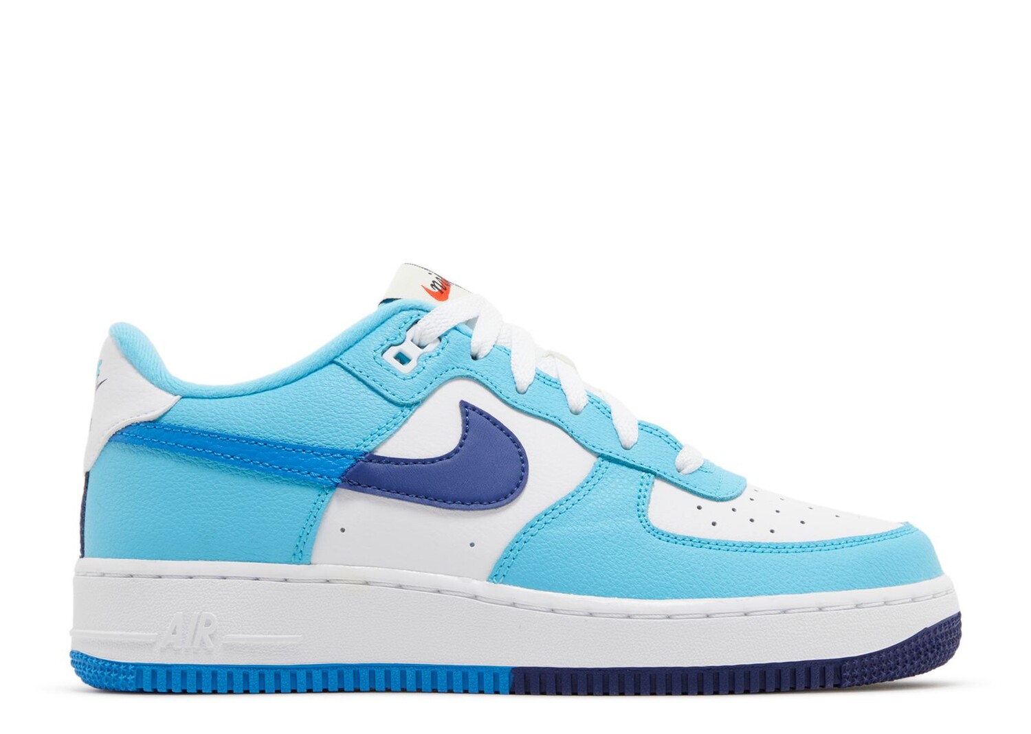 

Кроссовки Nike Air Force 1 Lv8 2 Gs 'Split - Light Photo Blue', синий