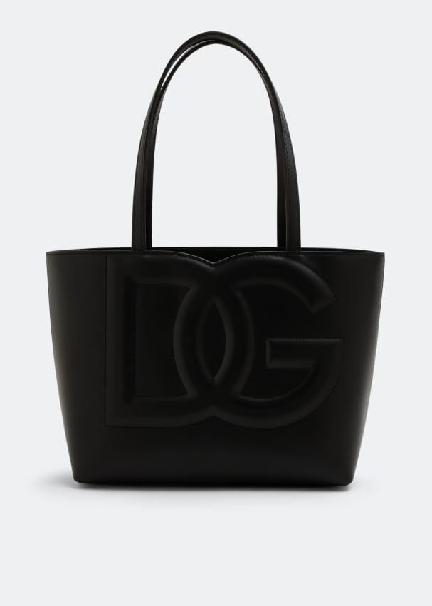 Сумка-шоппер Dolce&Gabbana Small DG Logo, черный фото