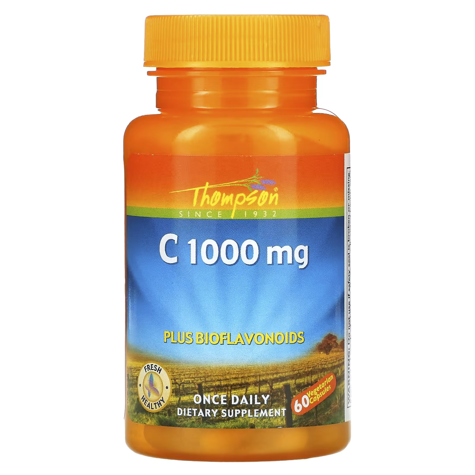 Витамин C Thompson 1000 мг thompson витамин c в порошке 5000 мг 8 унций