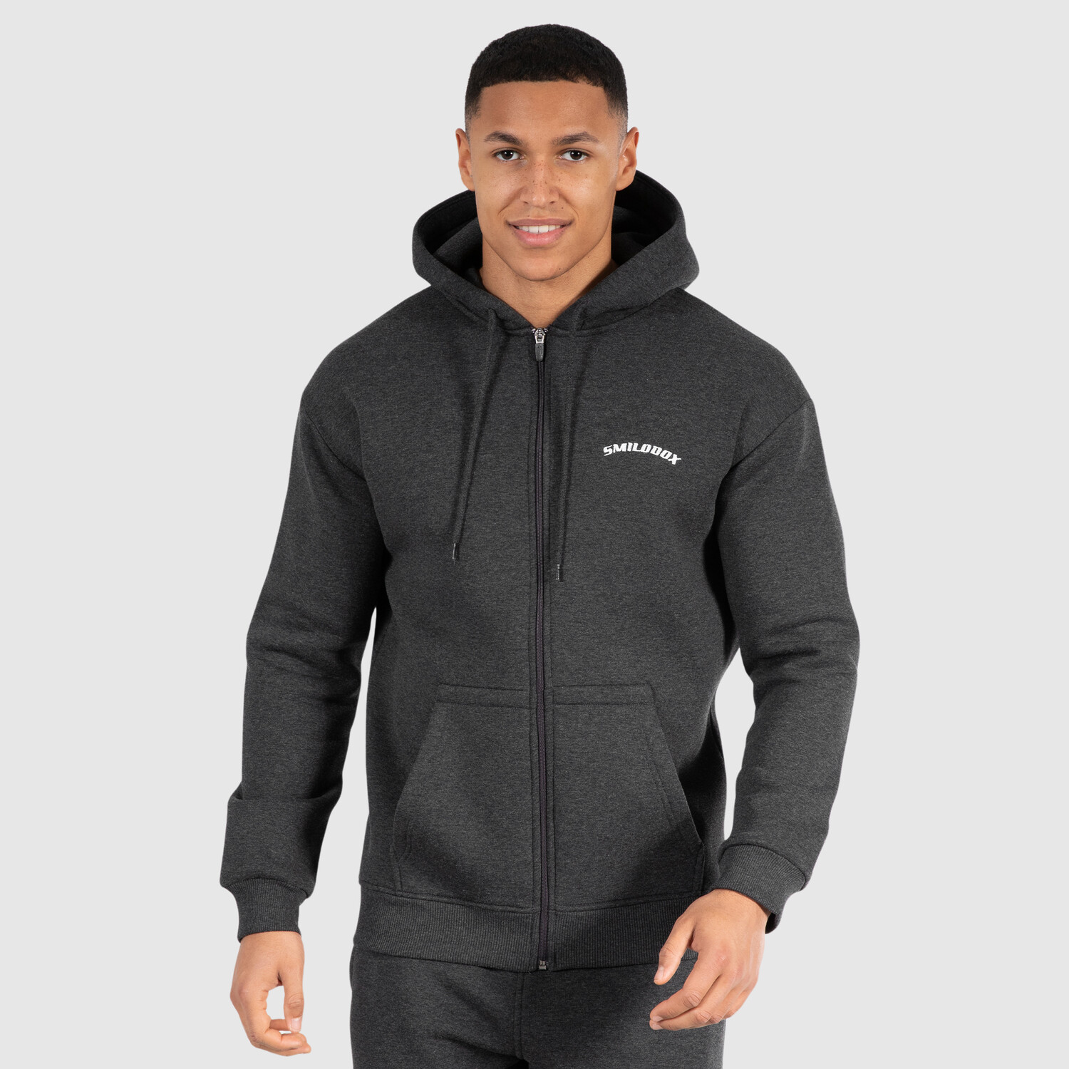 

Спортивная куртка SMILODOX Zip Hoodie Malcolm, цвет Anthrazit Melange