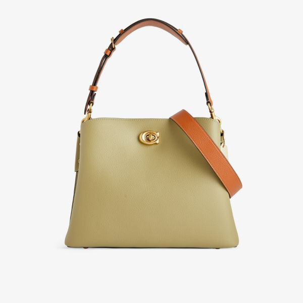 

Кожаная сумка через плечо Willow Coach, мультиколор
