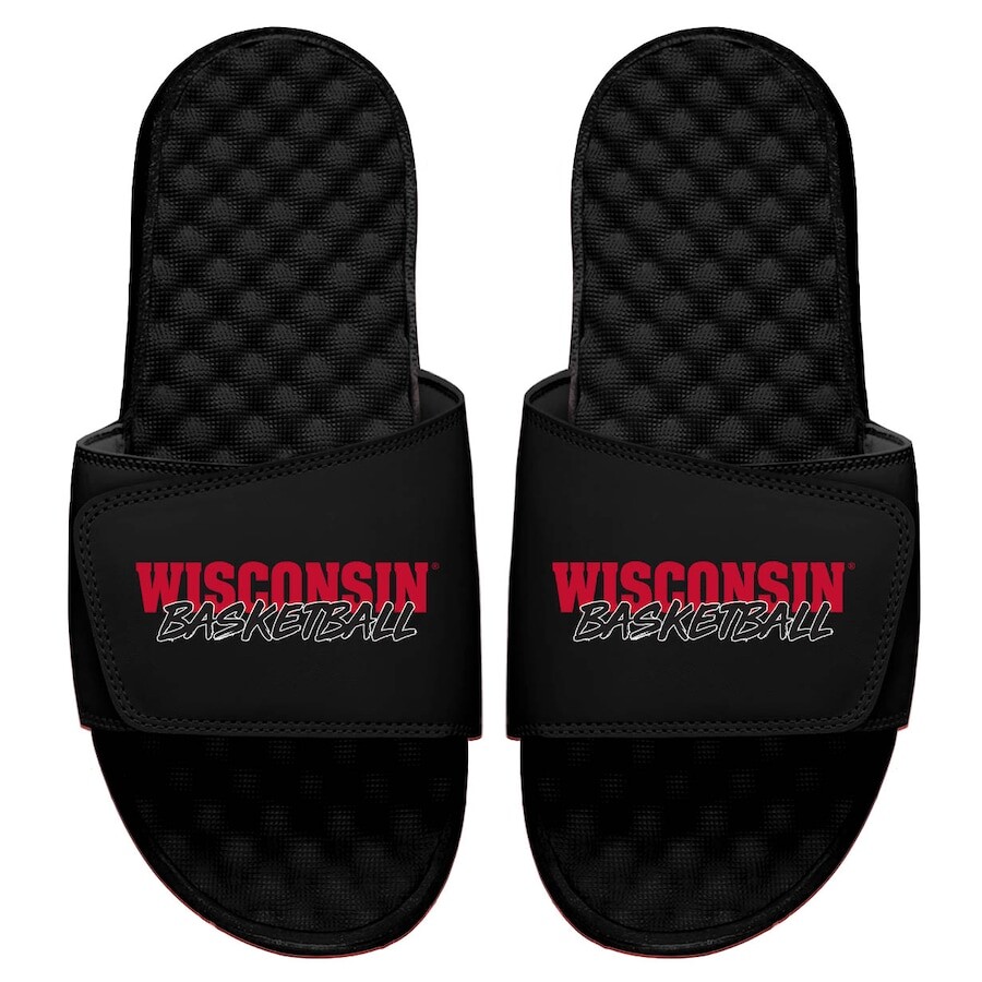 

Шлепанцы ISlide Wisconsin Badgers, черный
