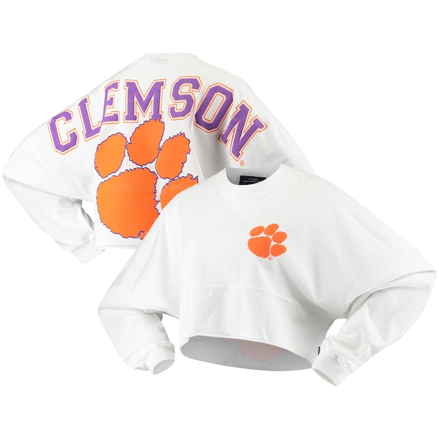 

Футболка с длинным рукавом Spirit Jersey Clemson Tigers, белый