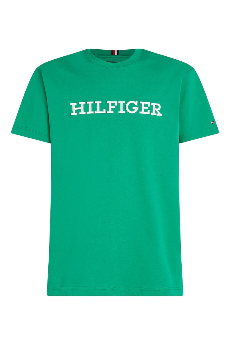 

Футболка с вышитым логотипом Tommy Hilfiger, зеленый