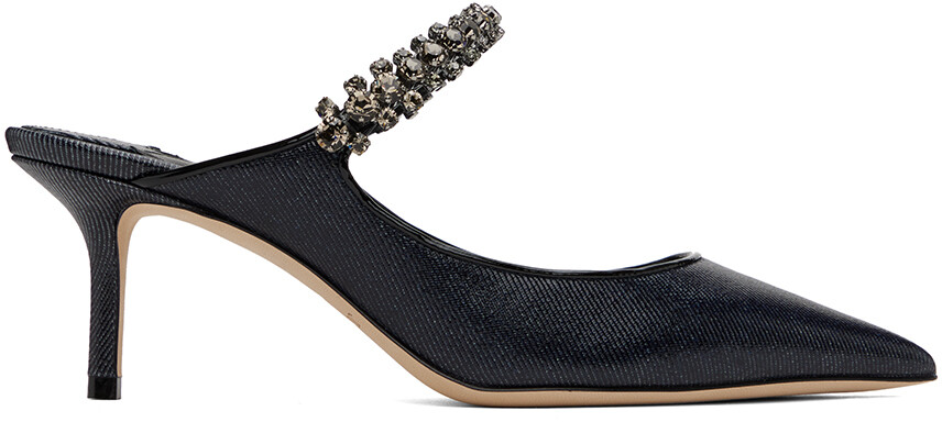 

Темно-синие туфли на каблуке Bing 65 Jimmy Choo
