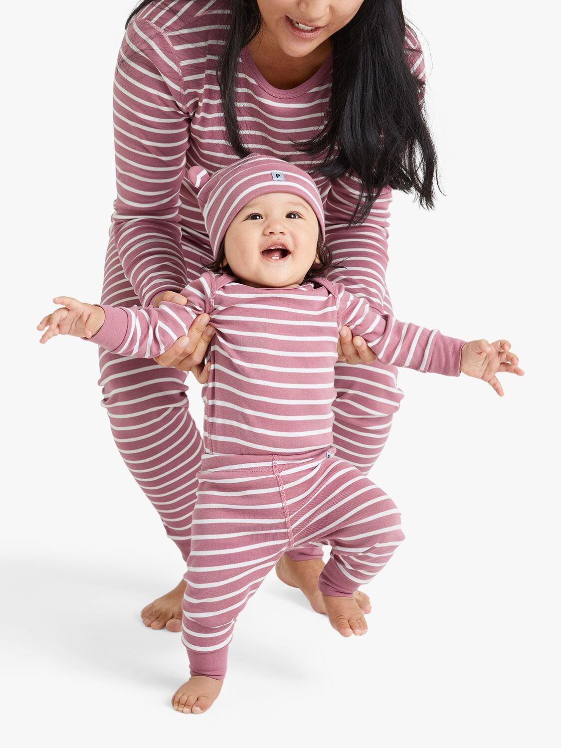 

Боди Polarn O. Pyret Baby GOTS из органического хлопка, темно-розовый