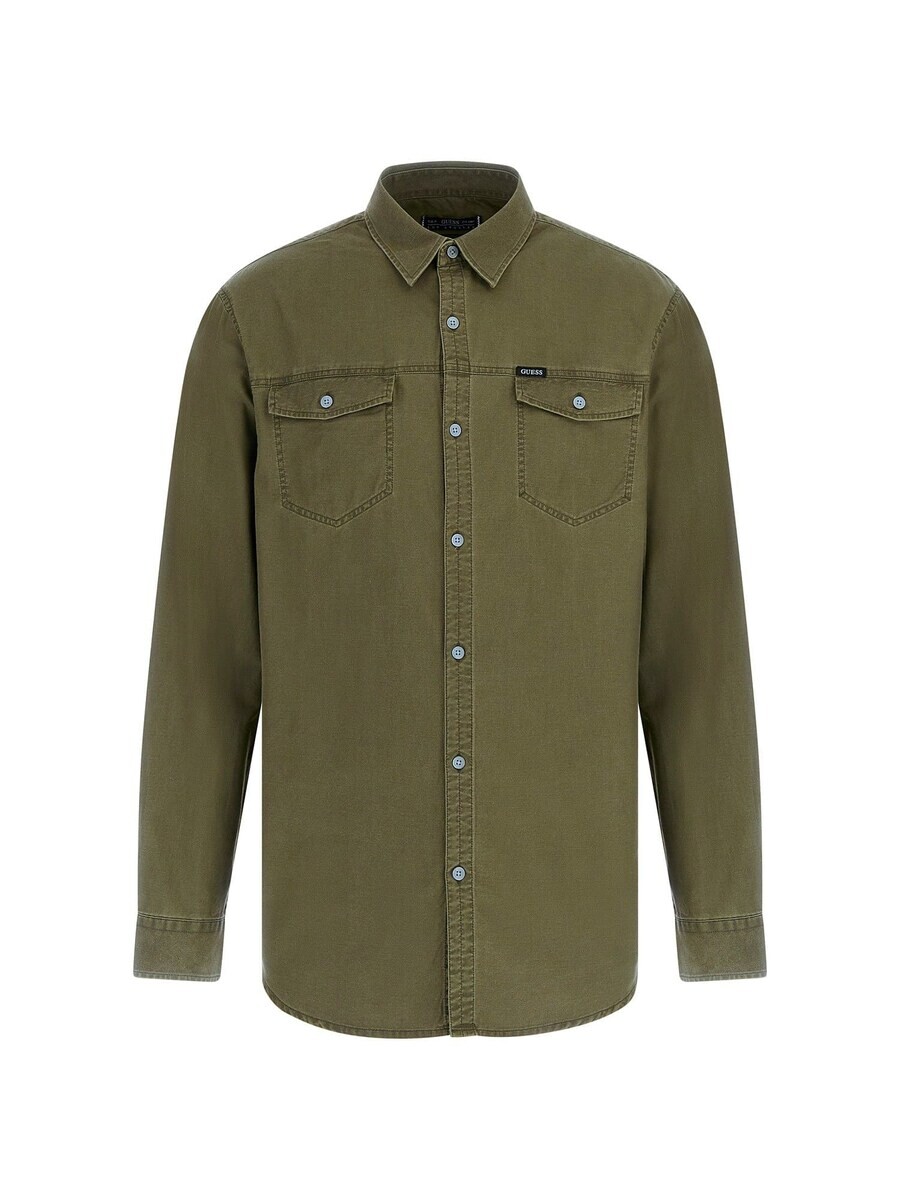 

Рубашка GUESS Comfort fit Button Up, зеленый