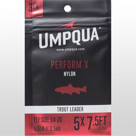 Perform X Trout Leader — набор из 3 штук Umpqua, цвет 5X