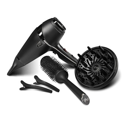 

ghd Air Hair Drying Kit Профессиональный фен с диффузором, щеткой, зажимами и сумкой для хранения